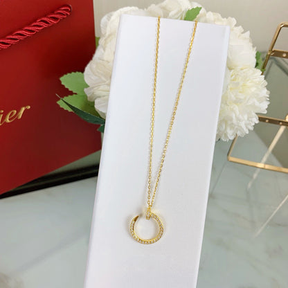 [AURORA]JUSTE NECKLACE FULL DIAMOND