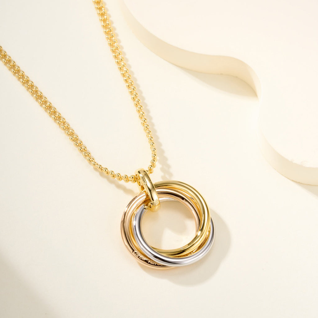 [AURORA]TRINITY LARGE NECKLACE