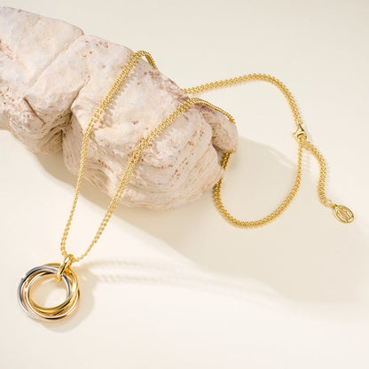 [AURORA]TRINITY LARGE NECKLACE