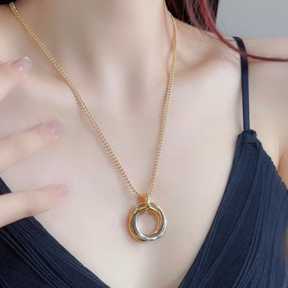 [AURORA]TRINITY LARGE NECKLACE