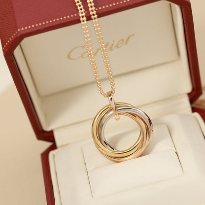 [AURORA]TRINITY LARGE NECKLACE