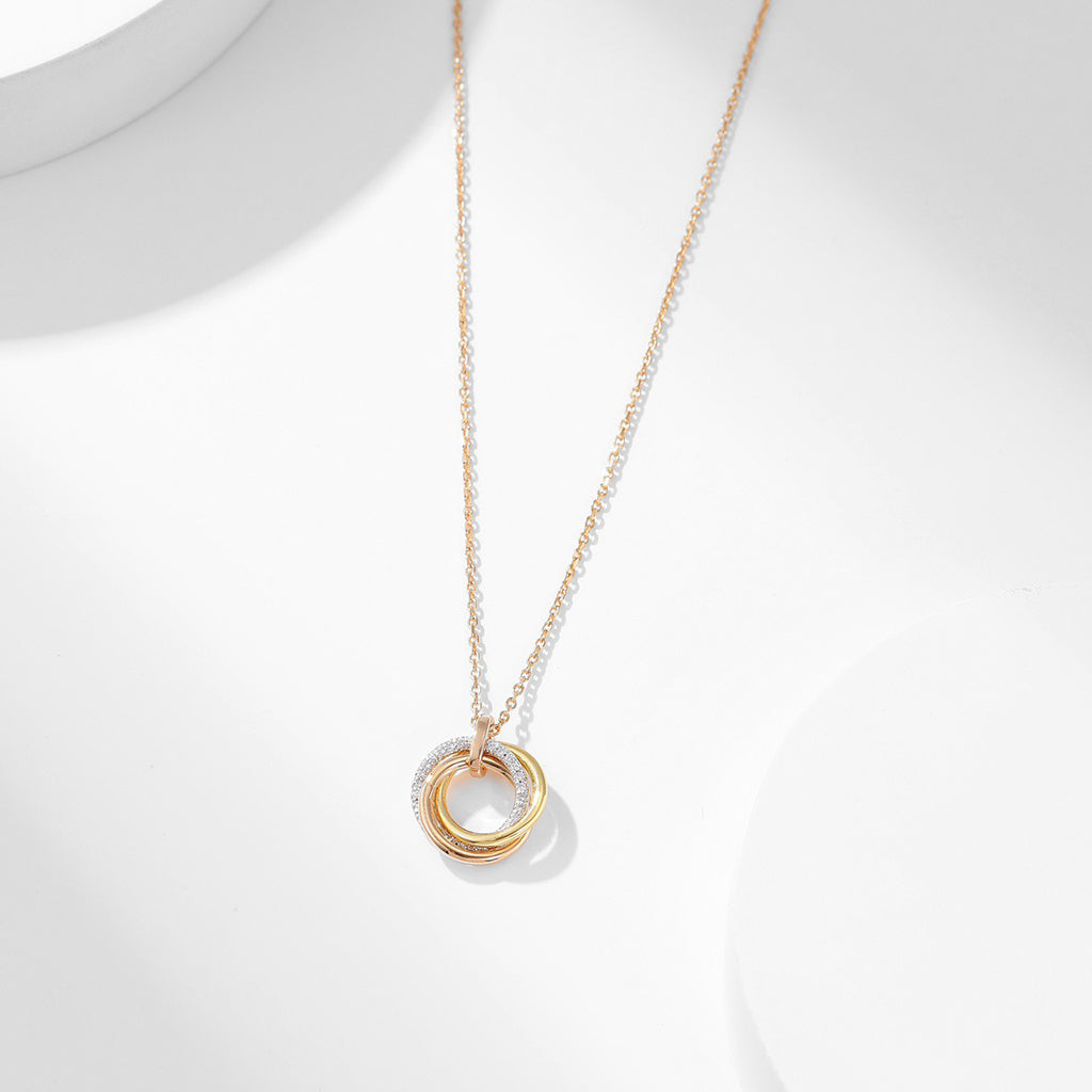 [AURORA]TRINITY SMALL NECKLACE