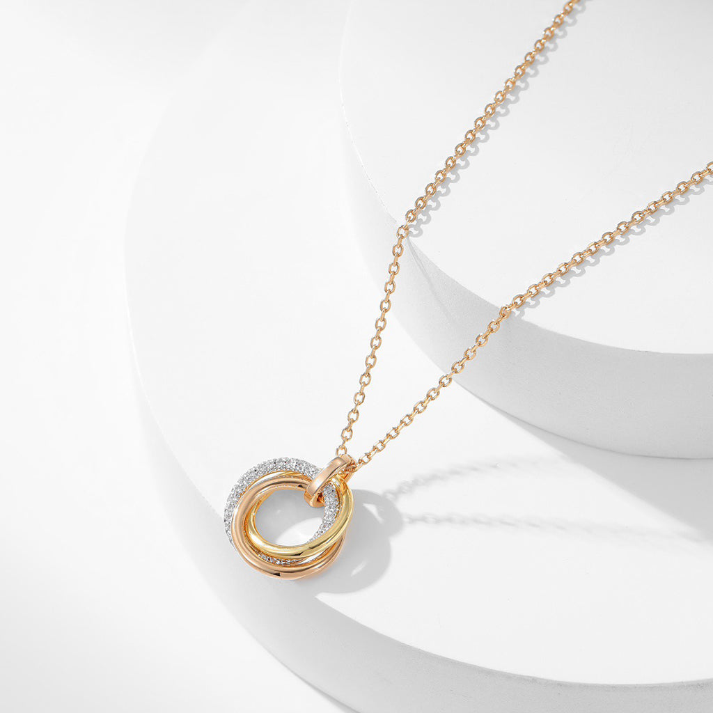 [AURORA]TRINITY SMALL NECKLACE