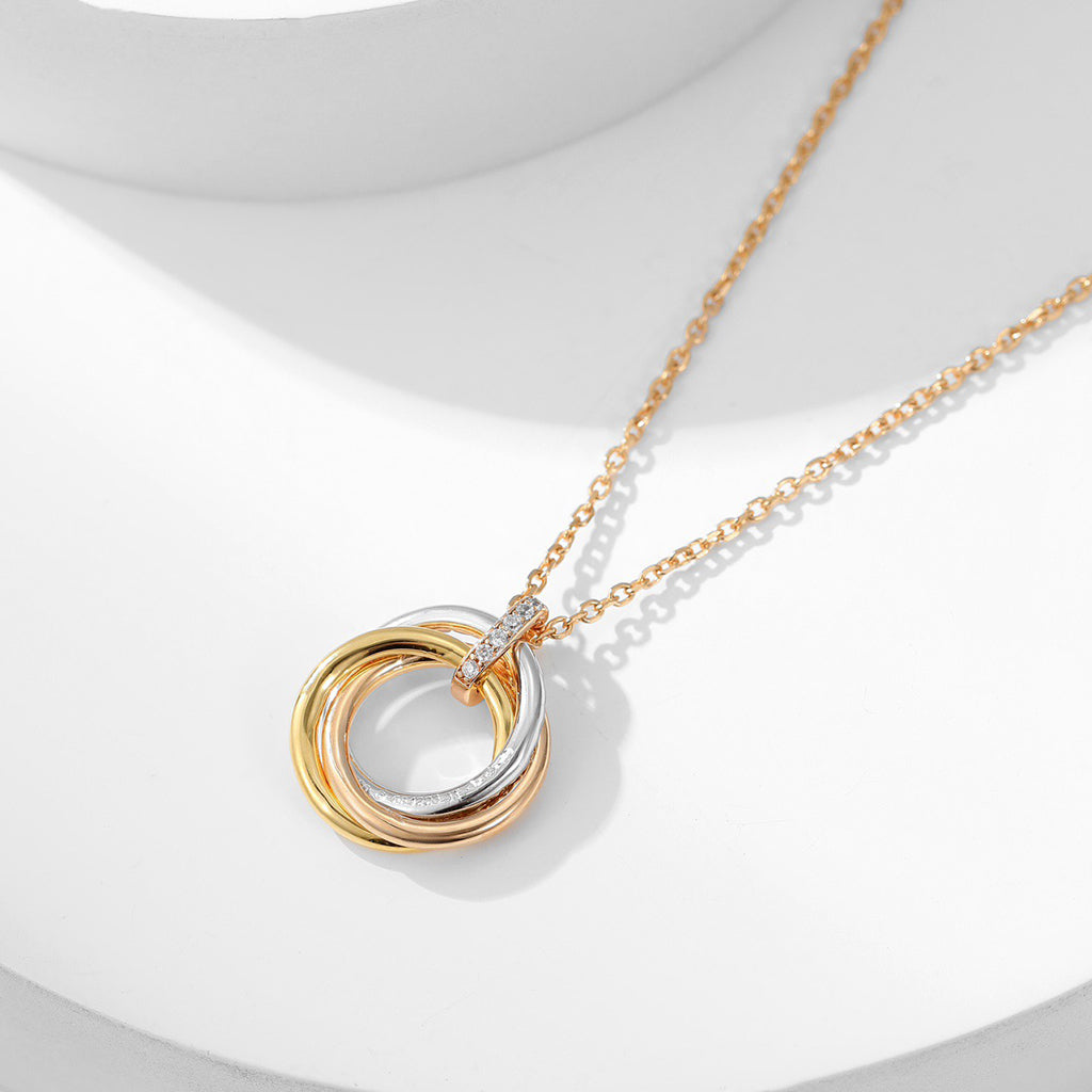 [AURORA]TRINITY SMALL NECKLACE