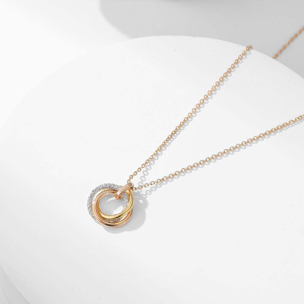 [AURORA]TRINITY SMALL NECKLACE