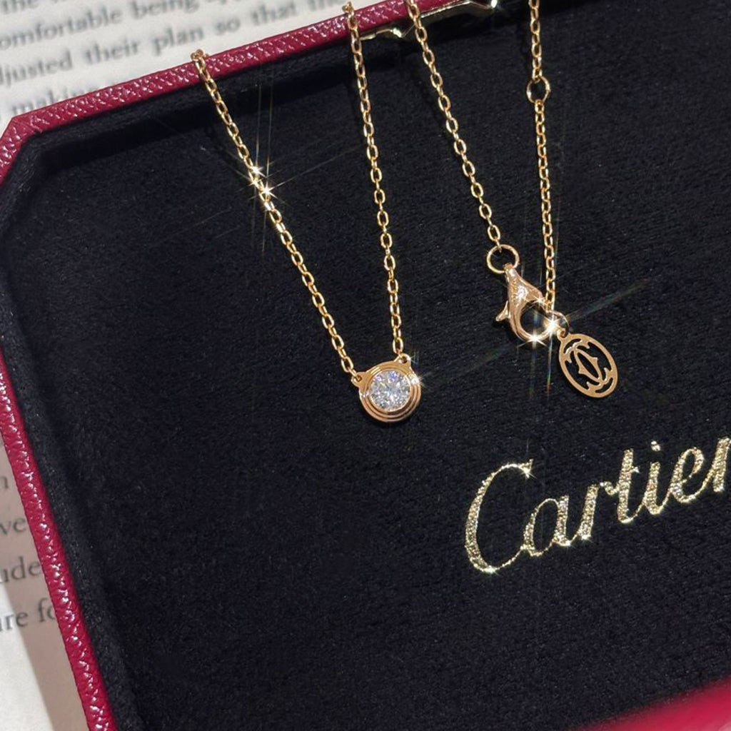 [AURORA]DAMOUR DIAMOND NECKLACE