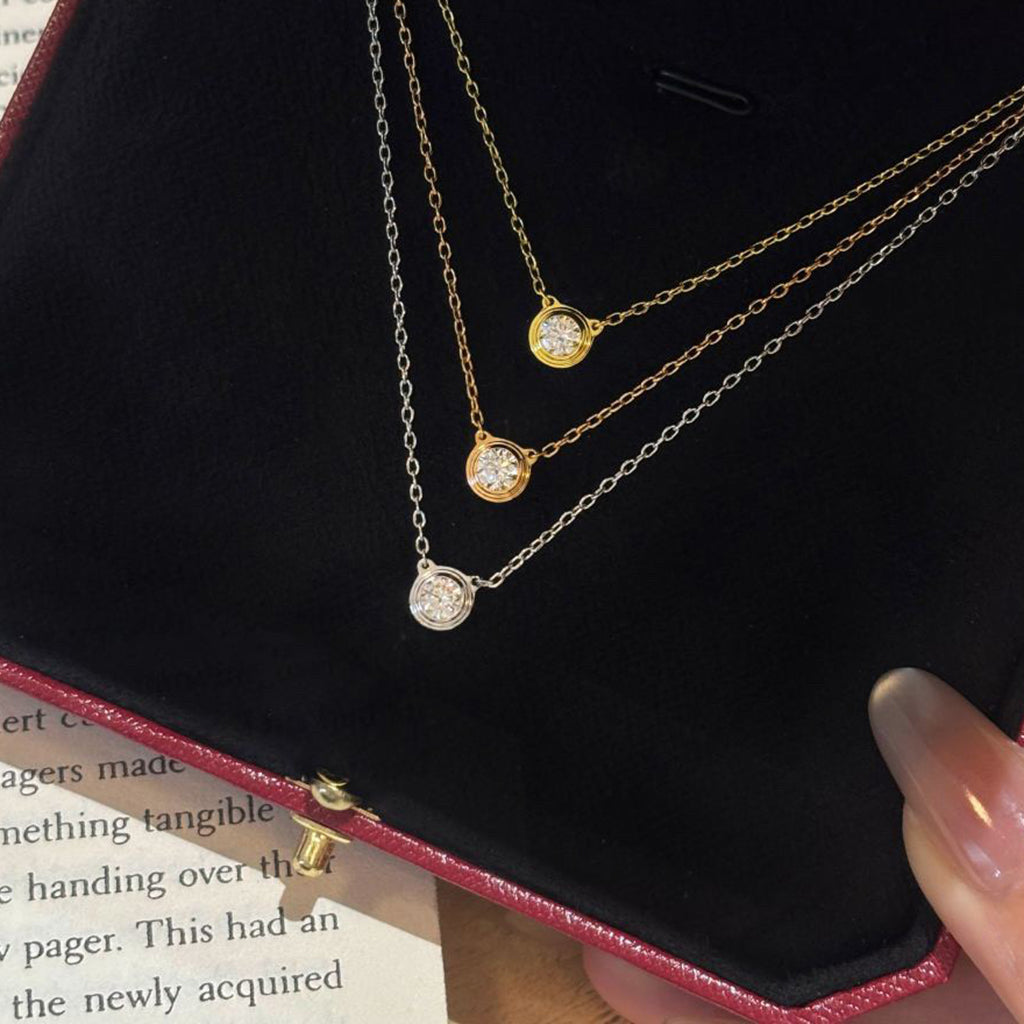 [AURORA]DAMOUR DIAMOND NECKLACE