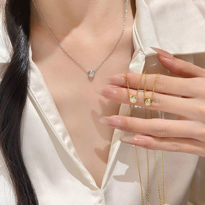 [AURORA]DAMOUR DIAMOND NECKLACE