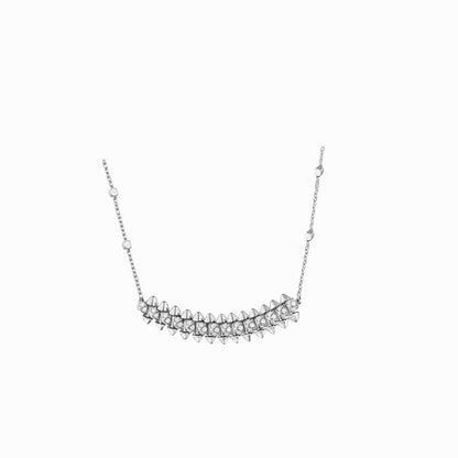 [AURORA]CLASH  SMALL FULL DIAMOND NECKLACE