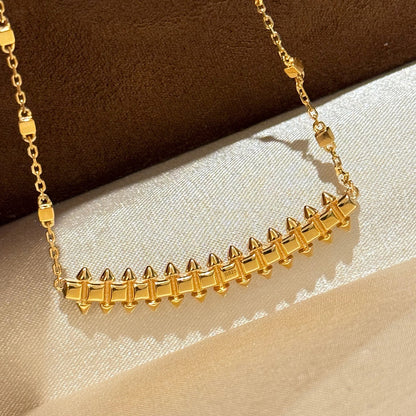 [AURORA]CLASH  SMALL FULL DIAMOND NECKLACE
