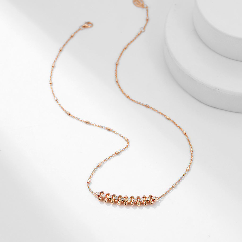 [AURORA]CLASH  MEDIUM DIAMOND NECKLACE