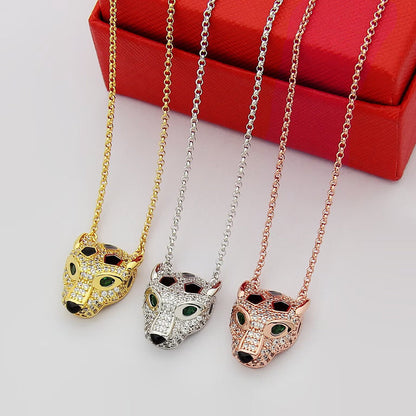 [AURORA]PANTHERE FULL DIAMOND NECKLACE