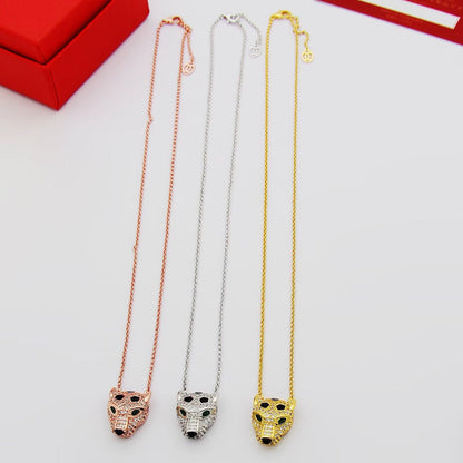 [AURORA]PANTHERE FULL DIAMOND NECKLACE