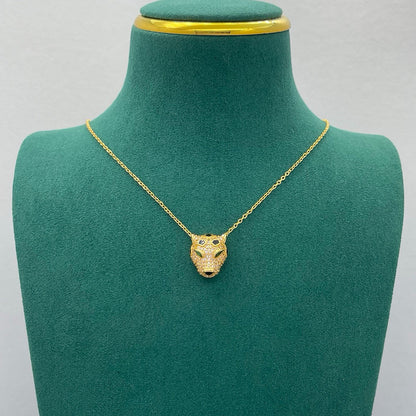 [AURORA]PANTHERE FULL DIAMOND NECKLACE