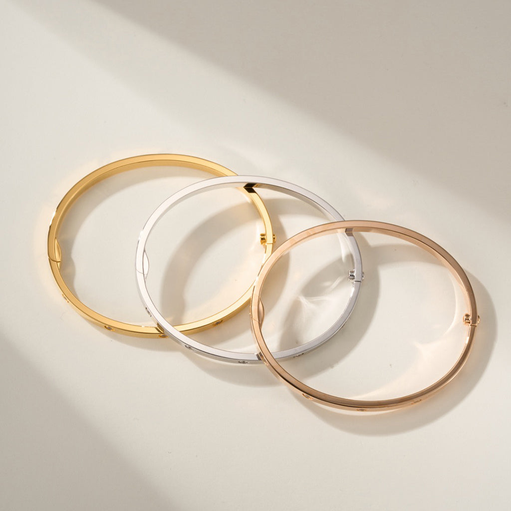 [AURORA]LOVE BRACELET 3.65MM 10 DIAMONDS
