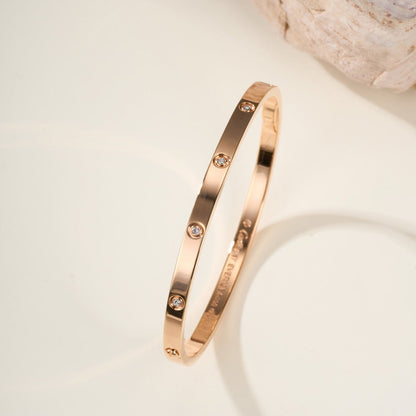 [AURORA]LOVE BRACELET 3.65MM 10 DIAMONDS