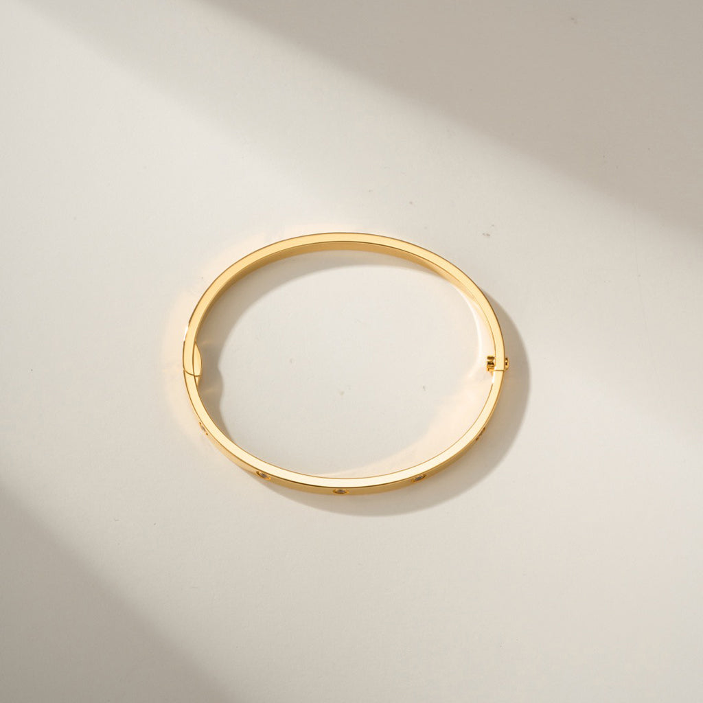[AURORA]LOVE BRACELET 3.65MM 10 DIAMONDS