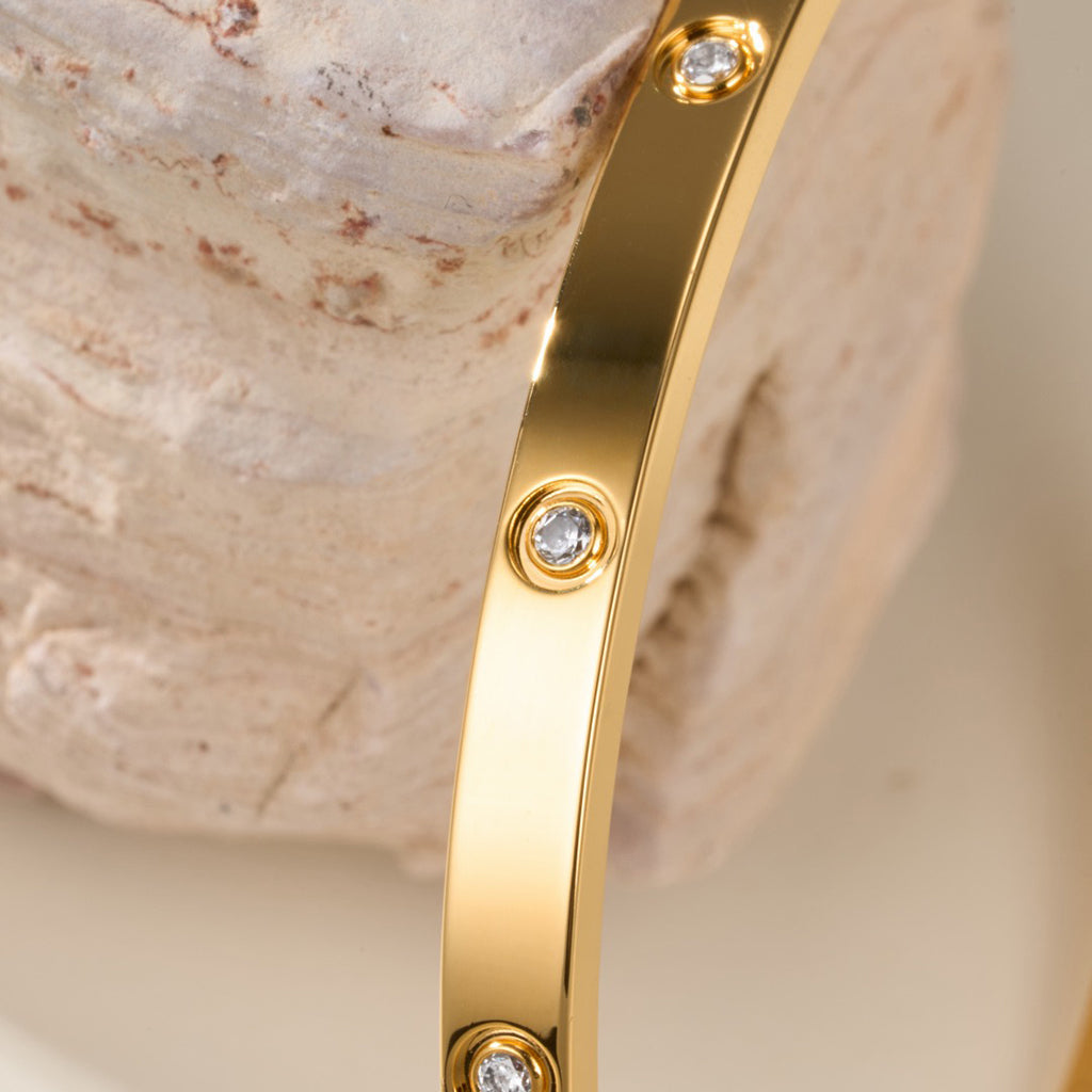 [AURORA]LOVE BRACELET 3.65MM 10 DIAMONDS
