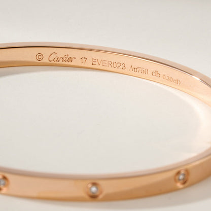 [AURORA]LOVE BRACELET 3.65MM 10 DIAMONDS