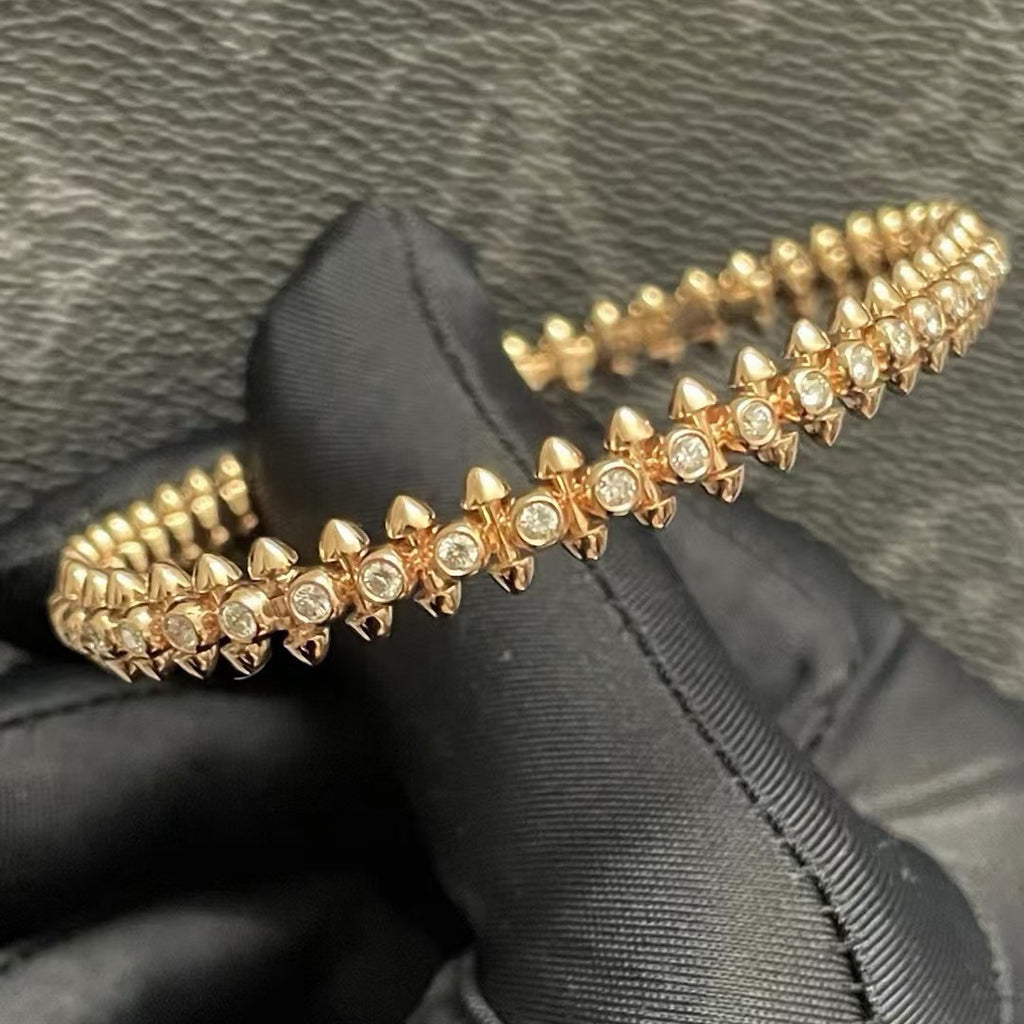 [AURORA]CLASH  BRACELET 8MM DIAMONDS