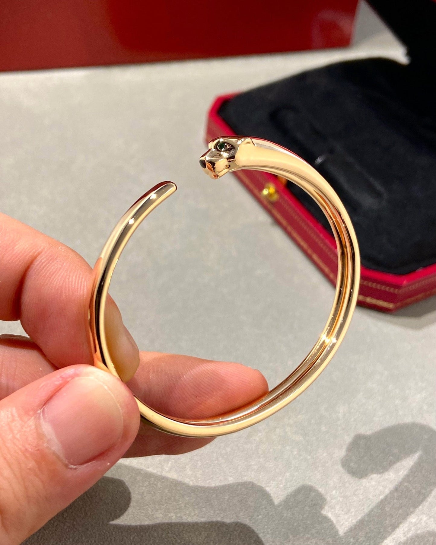 [AURORA]PANTHERE OPEN BRACELET