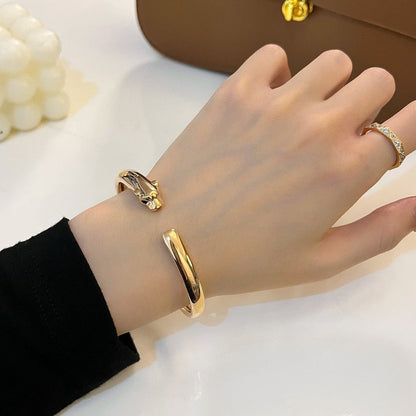 [AURORA]PANTHERE OPEN BRACELET