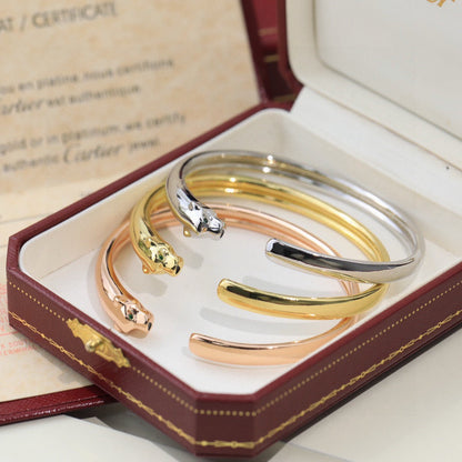 [AURORA]PANTHERE OPEN BRACELET