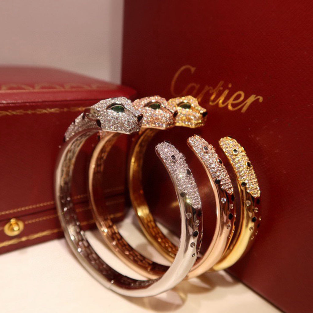 [AURORA]PANTHERE BIG BRACELET DIAMONDS
