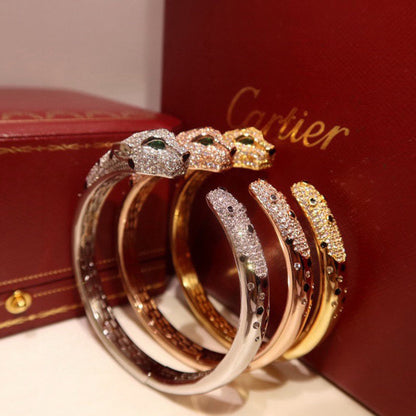 [AURORA]PANTHERE BIG BRACELET DIAMONDS
