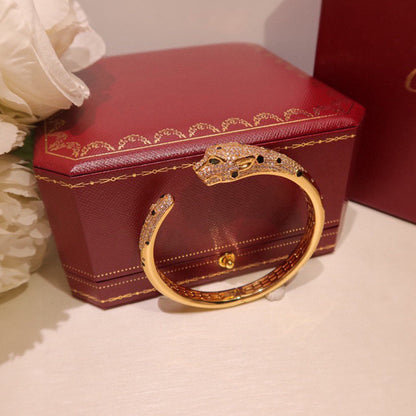 [AURORA]PANTHERE BIG BRACELET DIAMONDS