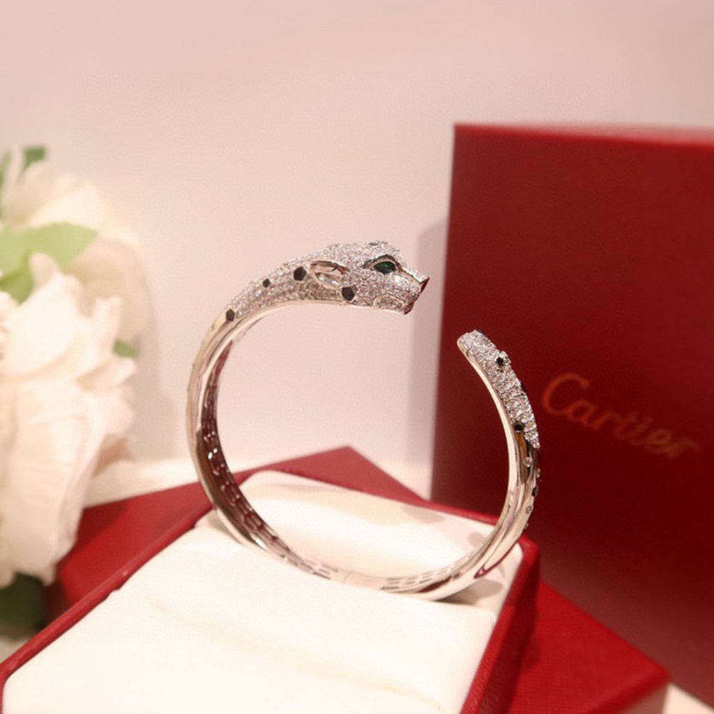 [AURORA]PANTHERE BIG BRACELET DIAMONDS