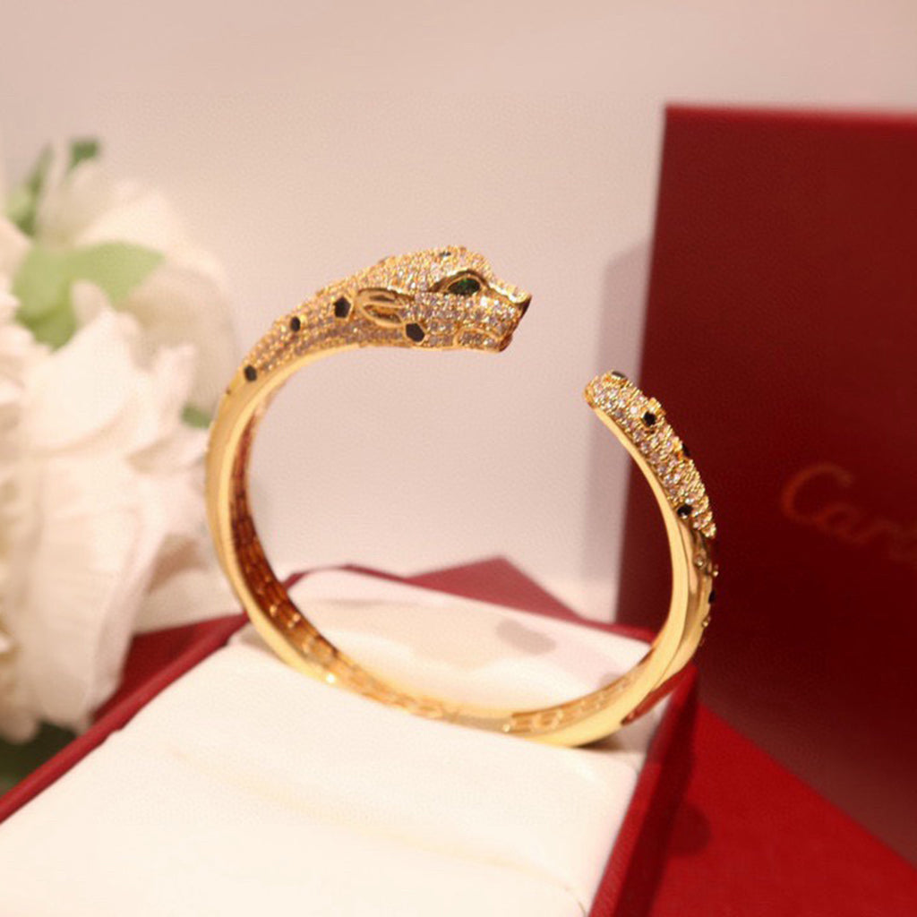 [AURORA]PANTHERE BIG BRACELET DIAMONDS