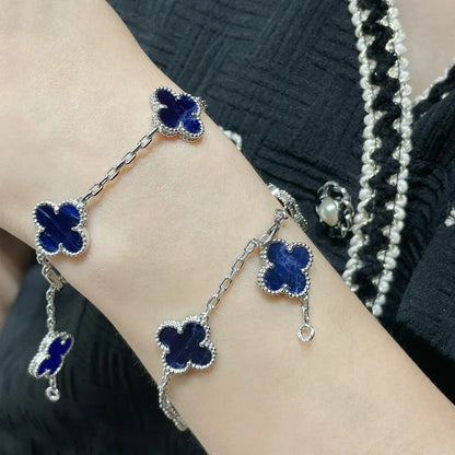[AURORA]CLOVER 5 MOTIF PIETERSITE BRACELET COLLECTION
