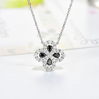 [AURORA] LOOP HALSKETTE VOLLMOTIV DIAMANT 16MM MEHRERE FARBEN