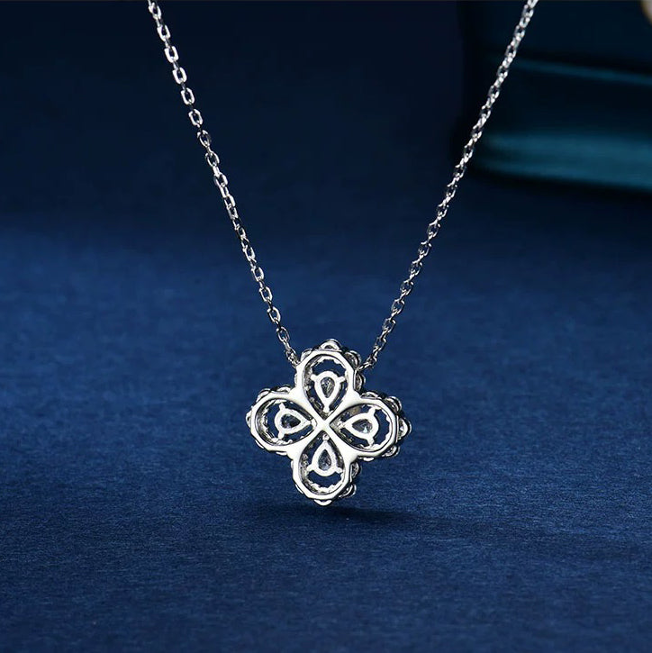 [AURORA] LOOP HALSKETTE VOLLMOTIV DIAMANT 16MM MEHRERE FARBEN