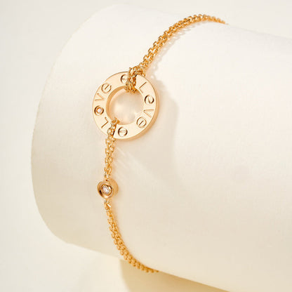 [AURORA]LOVE BRACELET 2 DIAMOND