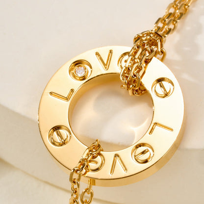 [AURORA]LOVE BRACELET 2 DIAMOND