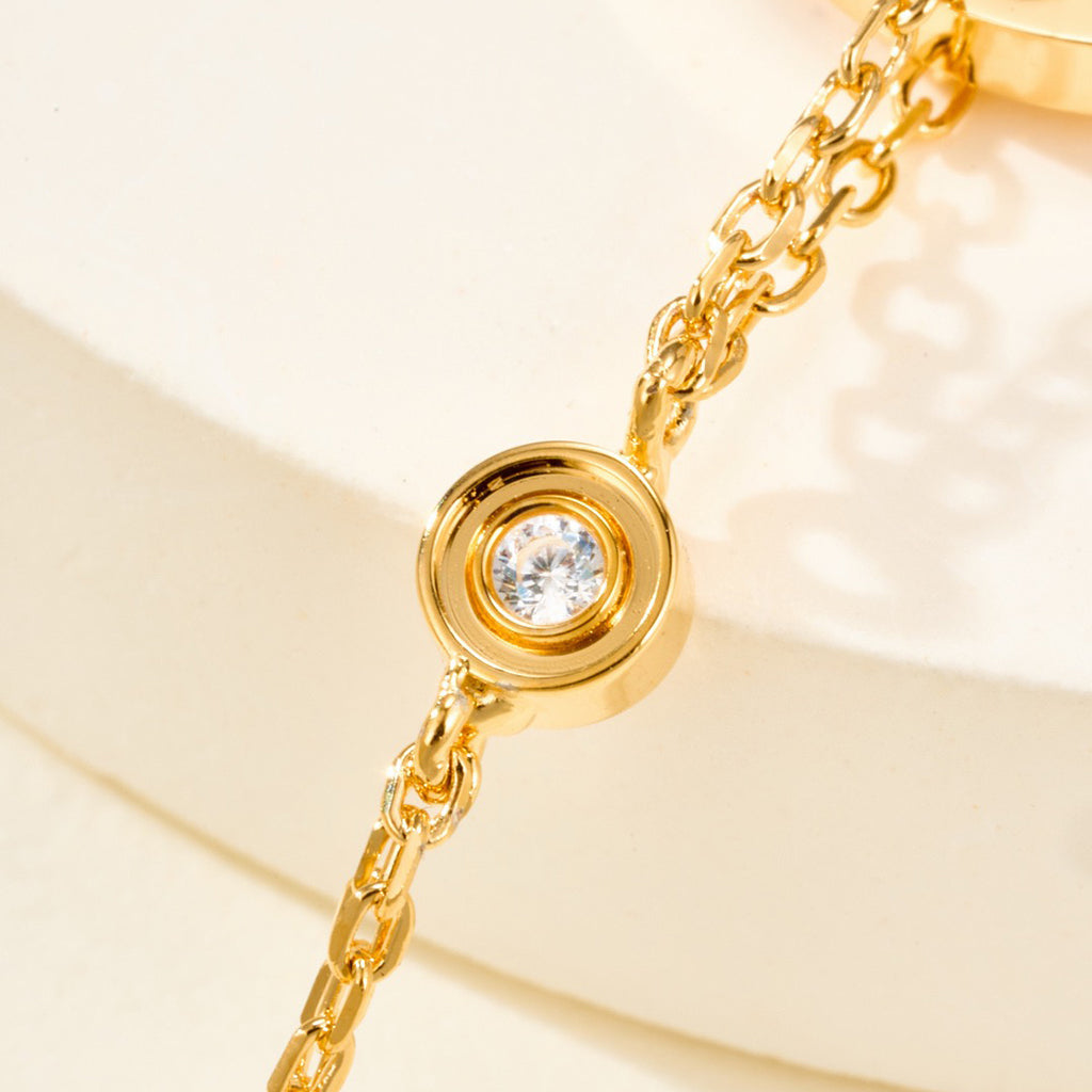 [AURORA]LOVE BRACELET 2 DIAMOND