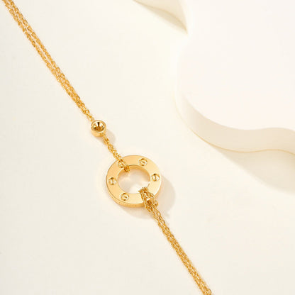 [AURORA]LOVE BRACELET 2 DIAMOND