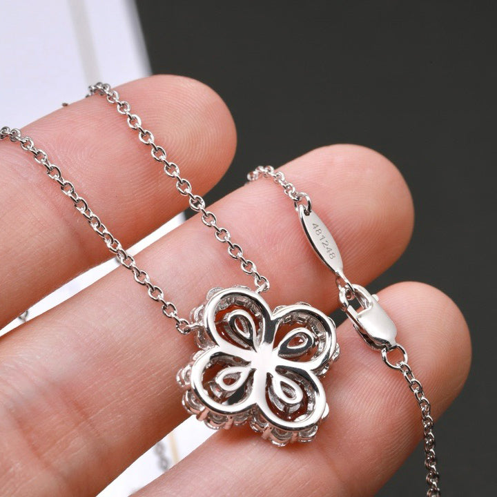 [Aurora]LOOP NECKLACE FULL MOTIF DIAMOND 16MM MULTIPLE COLORS