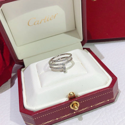 [AURORA]JUSTE RING 4.8MM FULL DIAMOND