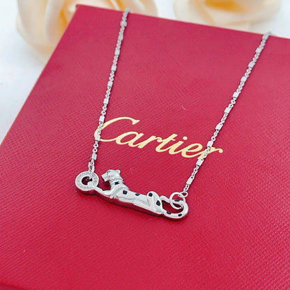 [AURORA]PANTHERE FULL DIAMOND NECKLACE