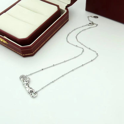 [AURORA]PANTHERE FULL DIAMOND NECKLACE