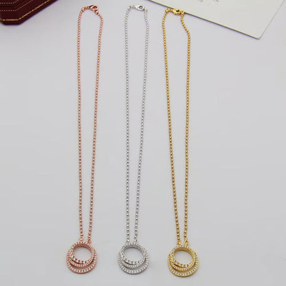 [AURORA]ETINCELLE  FULL DIAMOND NECKLACE
