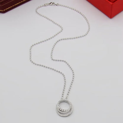 [AURORA]ETINCELLE  FULL DIAMOND NECKLACE