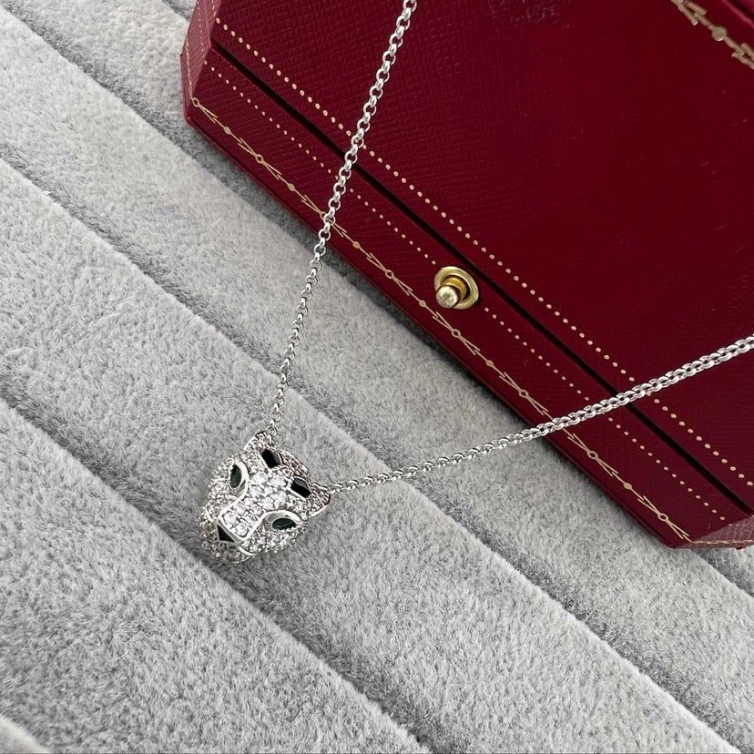 [AURORA]PANTHERE FULL DIAMOND NECKLACE