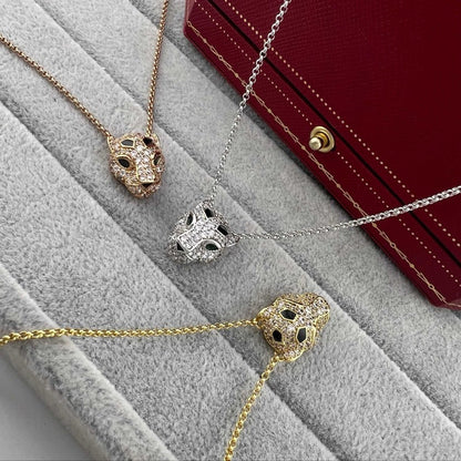 [AURORA]PANTHERE FULL DIAMOND NECKLACE