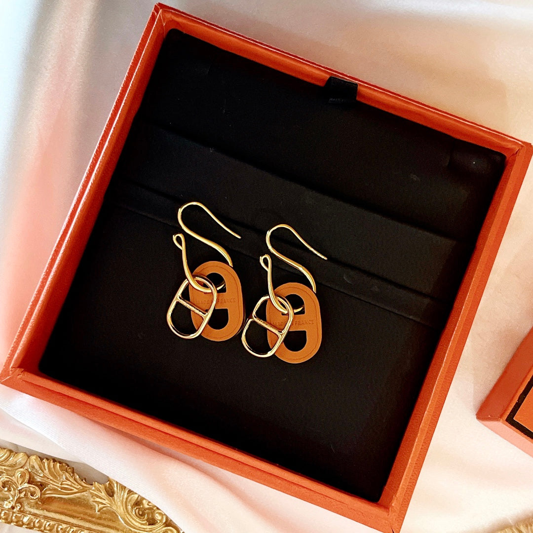 [Aurora]HM O'MAILLON GOLD EARRINGS