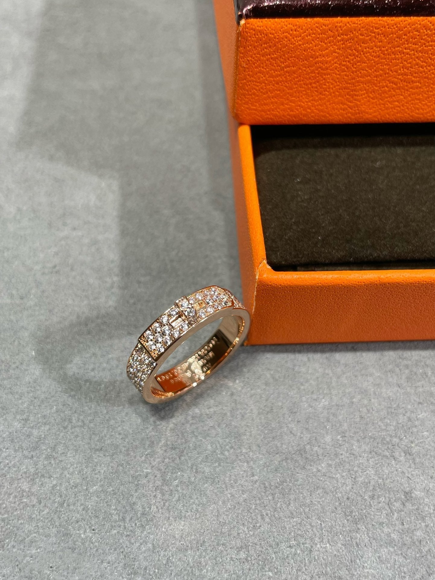 [AURORA]KELLY PINK GOLD DIAMOND RING
