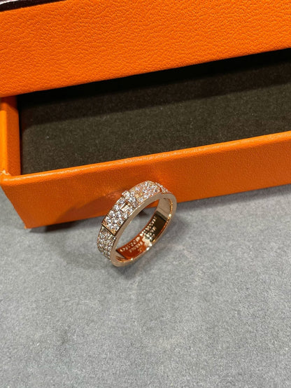 [Aurora]KELLY PINK GOLD DIAMOND RING